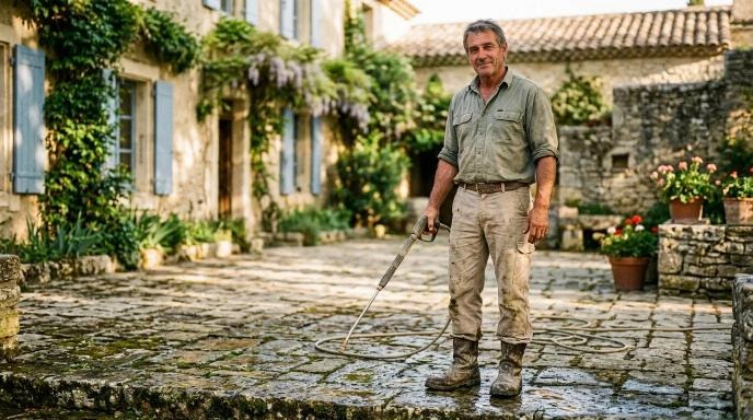 demoussage terasse en béton