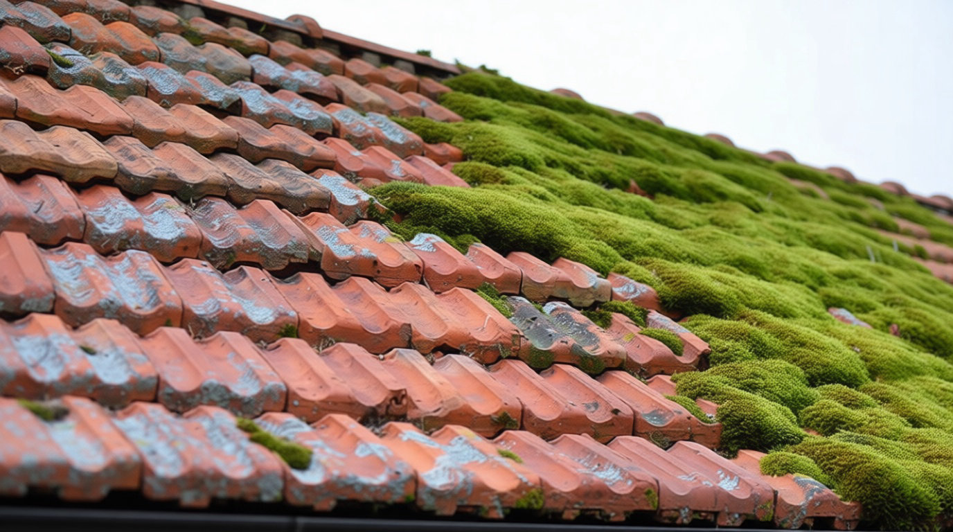 Pourquoi la mousse toiture à Lille envahit vos tuiles